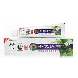 竹盐精品全优护清新原味牙膏 修护美白，守护每一次微笑